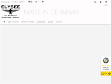 Tablet Screenshot of elysee-watches.com